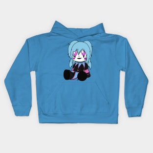 candy cane doll chibi Kids Hoodie